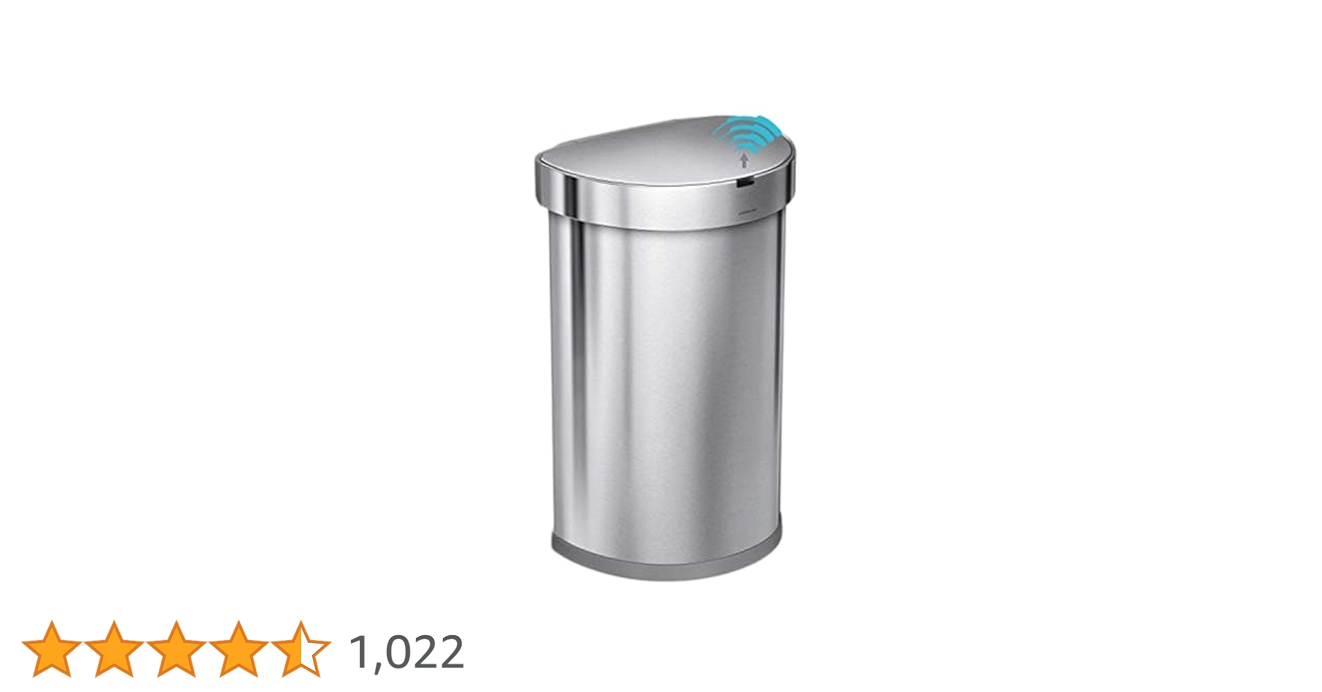 Amazon｜シンプルヒューマン 自動ゴミ箱 45リットル セミ