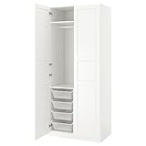 Fabriqué en Suède ProTuning PAX armoire, 100x60x236 cm, blanc/blanc tyssedal
