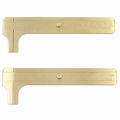 Calibrador mini de cobre 10 cm para medir joyería miniatura 4