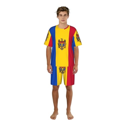 Pyjama Moldavie confortable : ensemble de nuit respirant, vêtement de relaxation doux