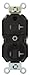 Leviton TBR20 20-Amp, 125-Volt, Tamper-Resistant, Duplex Receptacle, Straight Blade, Commercial Grade, Self Grounding, Brown