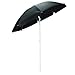 PICNIC TIME 5.5 Ft Portable Beach Umbrella, Lightweight UV Protection Sunshade with Tilt Pole & Carry Bag, Outdoor Canopy Umbrella for Beach, Sand, Pool, Patio, Camping, Travel, or Backyard Shade, (Black)