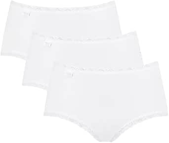 Sloggi Dames Sloggi 24/7 Cotton Midi C3P Slip, Brush, 44