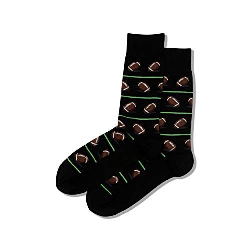 Hot Sox Men's Fun Sports and Athletics Crew Socks - 1 Pair Pack - Cool & Funny Novelty Fashion Gifts