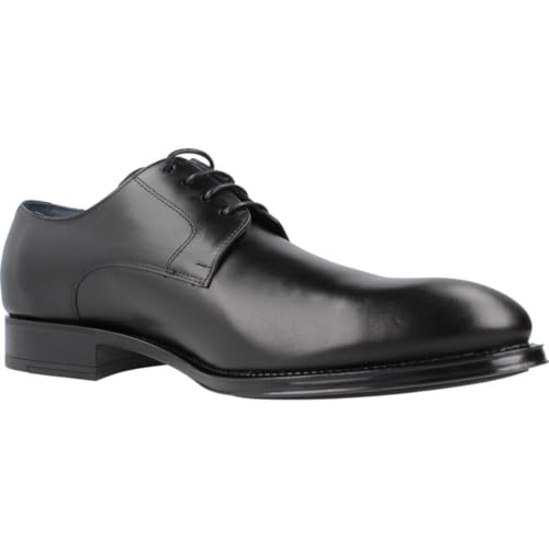 Zapatos cómodos E-506 Negro 45 con suela ergonómica 5