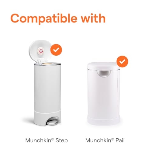 Munchkin® Arm & Hammer Diaper Pail Snap, Seal & Toss™ Refill Bags, Holds up to 180 Newborn Diapers, 6 Pack - image 7