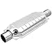 MagnaFlow Universal Catalytic Converter Standard Grade Federal/EPA Compliant 94439 - Stainless Steel 3in Inlet/Outlet, 21in Overall Length, Pre-Converter O2 Sensor - Standard Grade Replacement