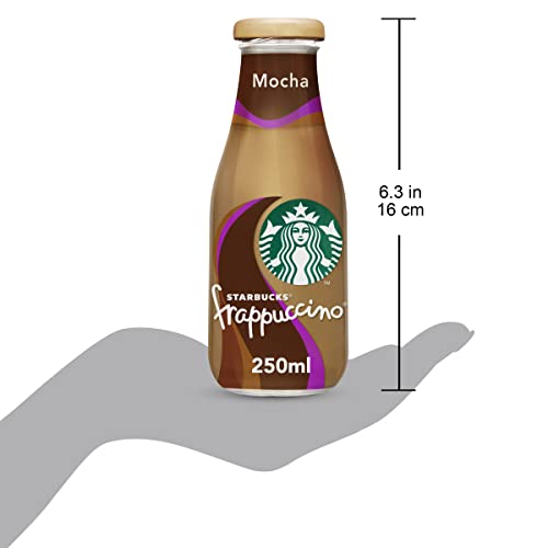STARBUCKS Frappuccino Mocha Chocolate Flavour Low fat Coffee Drink Bottle 8 x 250ml