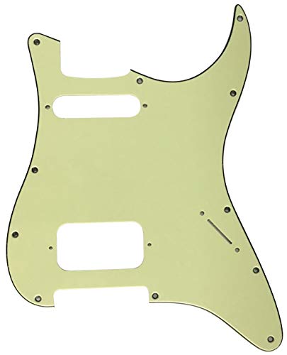 �J�X�^���M�^�[�s�b�N�K�[�h Fits Fender US HS 11 Screw Hole Stratocaster Style Guitar Pickguard (3�v���C���B���e�[�W�O���[��)