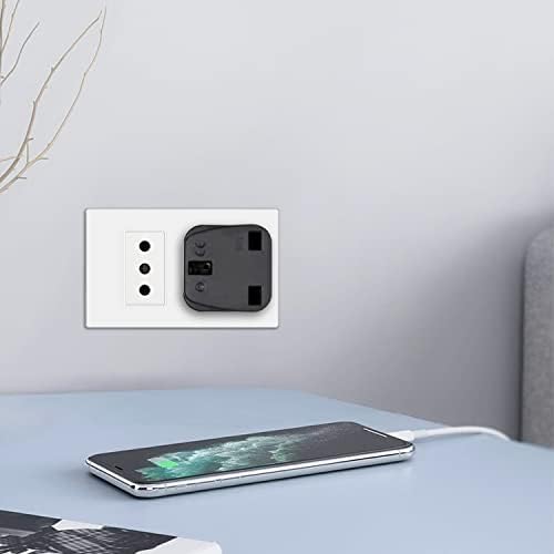 UK to Italy Plug Adapter,SHUOMAO UK to 3 pin Italy Travel Adaptor,UK to Italian Converter Power Adapter for Italy,Chile,Maldives,San Marino,Vatican City,Uruguay,Syria and more Type L Plug(3-Pack)