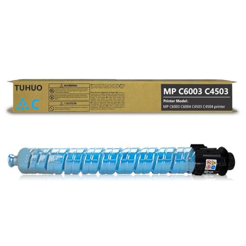 Toner compatible MP C6003 C4503 cyan pour imprimante multifonction laser MP C4504