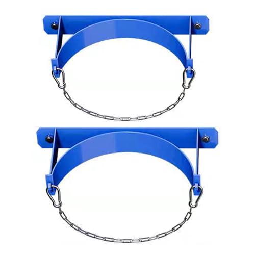 Support bouteille oxygène CO2 et rack mural propane avec chaîne de sécurité - 2