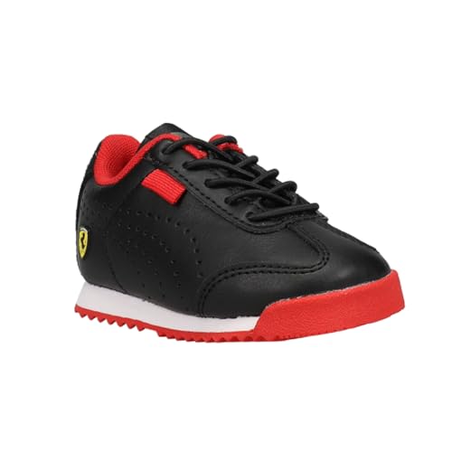 PUMA Infant Boys Scuderia Ferrari Roma Via Perforated Slip On Sneakers Shoes Casual - Black2
