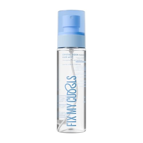 Image of Fix My Curls Hair Mist Fragrance | Crystal Aqua Scent | Notes of Cirtus, Salt, Musk |Alcohol Free & Unisex | 100ml
