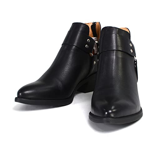 Milwaukee Leather MBL9443 Women's Sleek Black Classic Harness Ring Fashion Shoes3