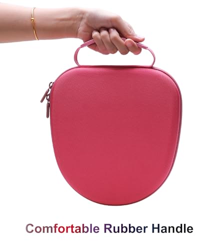 Image of LTGEM Case Compatible with Sony WH-CH720N / WH-CH520 / WHCH710N / WH-CH510 Headphones, Hard Travel Carrying Case for Sony WH-CH720N / WH-CH52 Headphones(Rose Red