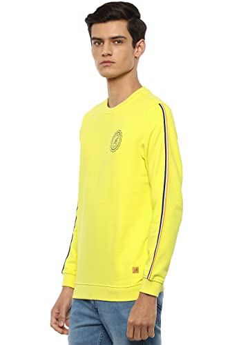 Image of Van Heusen Men's Cotton Blend Round Neck Hoodie
