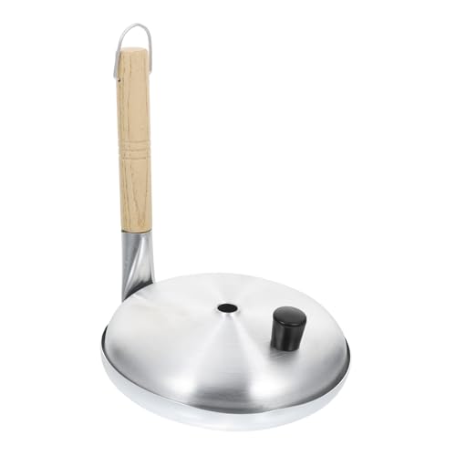 BRIGHTFUFU 1pc Nonstick Omelet Pan with Lid Frying Pan for Cooking Eggs Steaks and Pancakes Handle for Comfort and Safety for Home and Restaurant Use