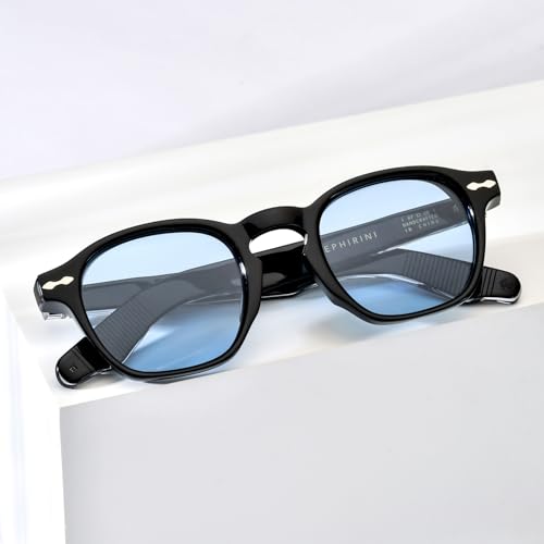 Image of HEPIDEM Acetate Glasses Frame Men Women Square Eyeglasses Optical Spectacles MZEPH