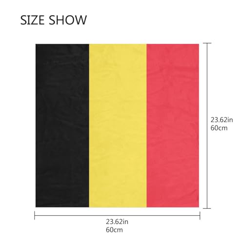 Women's Fashion Silk Scarf Trinidad and Tobago Flag Square Hair Bandanas 23.6 inches Square Satin Headscarf2