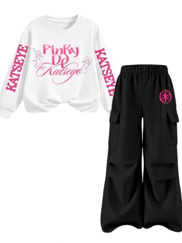 Katseye Costume for Kids 2 Pcs Idol Merch Music Graphic Outfit - image 1