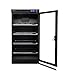 AUTENS 100L Dehumidifying Dry Cabinet Box, Digital Control Noiseless and Energy Saving, 5 Layers for DSLR SLR Camera Lens and Electronic Equipment Storage,Temperature Humidity LED Dual Screen