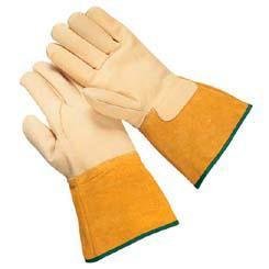 Medium Yellow Grain Cowhide Welders Gloves