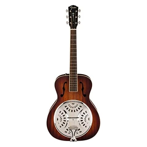 Fender Paramount PR-180E Resonator Guitar Aged Cognac Burst Cover