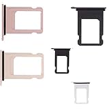 iphone 5s or 64 go  Expert-mobiles- TIROIR Carte SIM Compatible pour iPhone 7 Plus + Joint 5 Couleurs Or/Or Rose Noir/Silver/Noir de Jais (Noir Mat)
