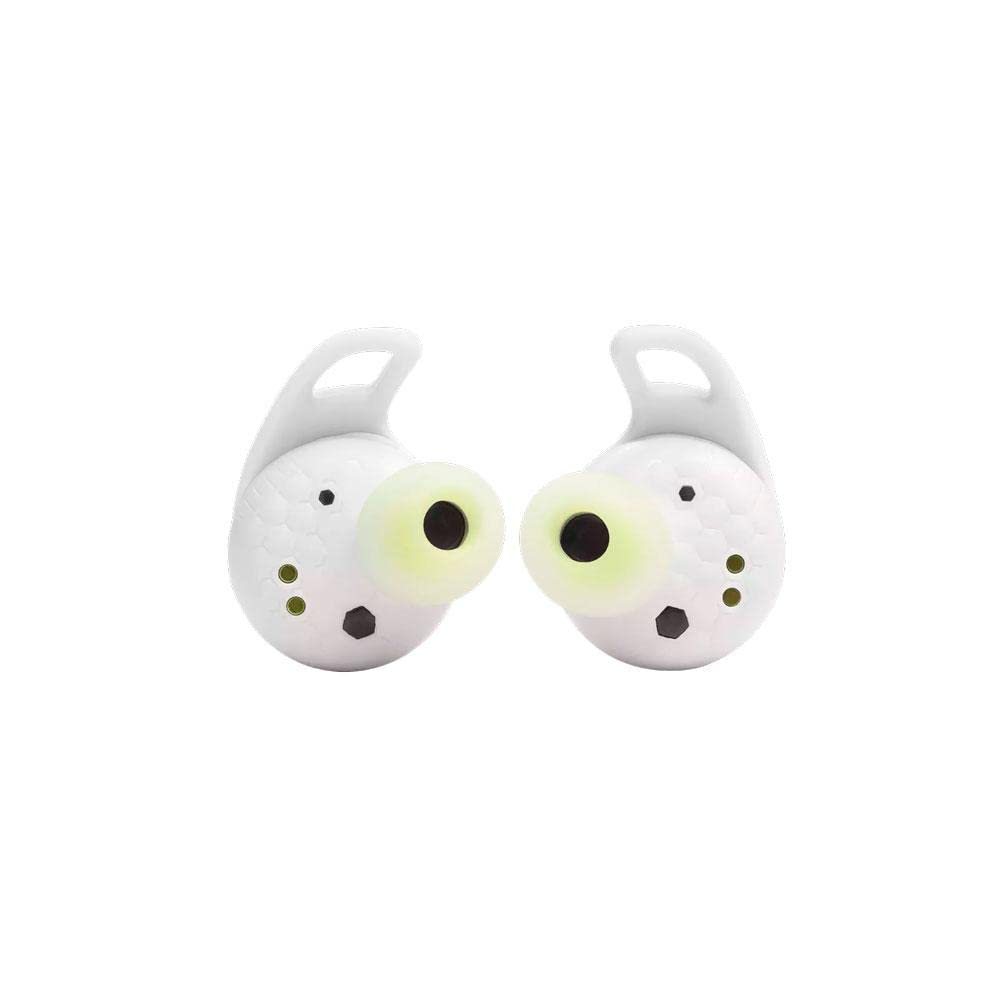 JBL Reflect Aero Cuffie In-Ear True Wireless Bluetooth, Auricolari Impermeabili e Antipolvere IP68 con Cancellazione Adattiva del Rumore, per Musica e Chiamate, Autonomia 8+16 Ore, Bianco