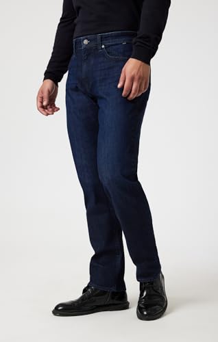 Mavi Men's Zach Mid Rise Straight Leg Jeans, Rinse Austin, 30x322
