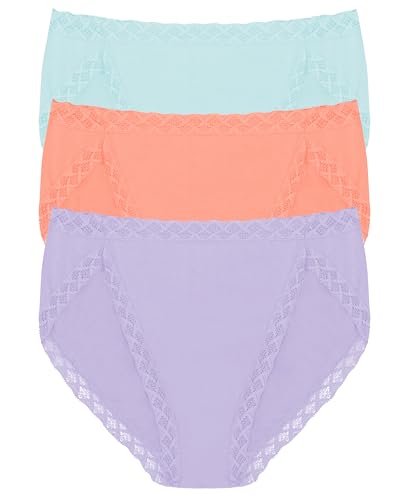 Image of Natori Women's Pima Bliss French Cut Briefs 3 Pack