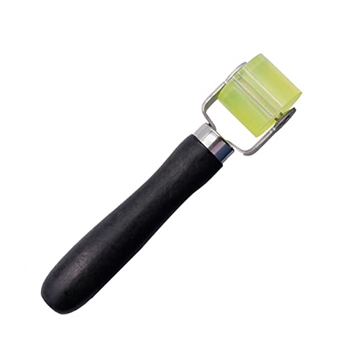 Car Vehicle Sound Deadener Application Rolling Wheel Roller With Handle Soundproofing Cotton Roller Silicone Auto Sound Installation Tool Accessories (Small) #TOP28