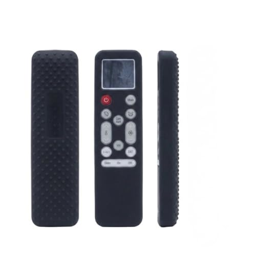 Image of Silicone Cover Compatible with LG Smart /Dual Inverter Air Conditioner Remote Control, Shockproof, Stylish, Easy to find in Darkness - Black-2