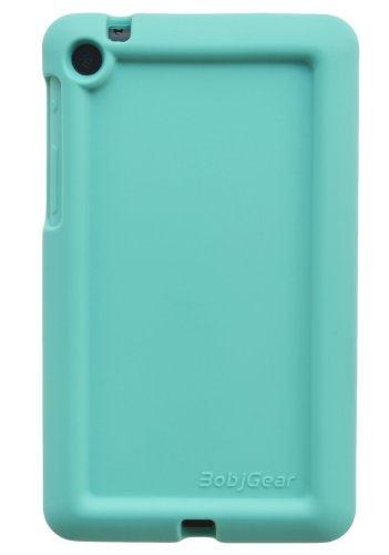 Bobj Rugged Case For Nexus 7 Fhd 2013 Model Tablet - Bobjgear Custom Fit - Patented Venting - Sound Amplification - Bobjbounces Kid Friendly (Not For 1St Generation 2012 Nexus 7) (Terrific Turquoise) #TOP1
