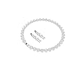 Swarovski Collana Tennis Ariana Grande x, Taglio misto, Cuore, Bianca, Placcato rodio #4