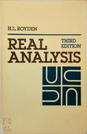 Real Analysis 0029466202 Book Cover