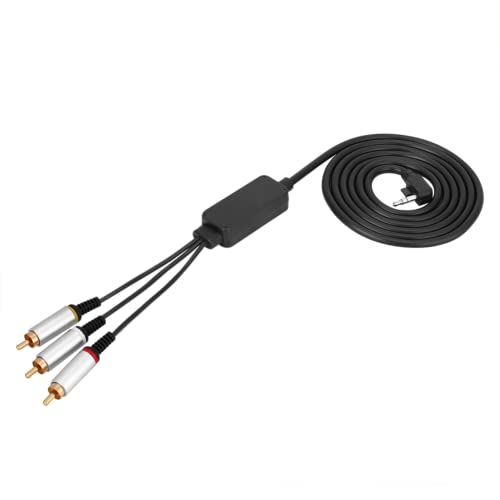 FOUF Câble AV, Cordon AV de Console Professionnel sûr et respectueux de l'environnement pour Magasin de Machines de Jeu pour PSP2000 3000 Cover
