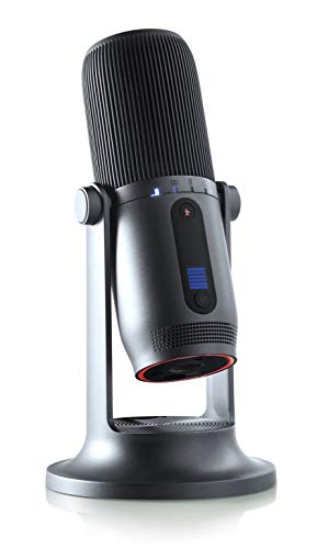 Thronmax MDrill One USB Microphone with Tabletop Stand, Slate Gray
