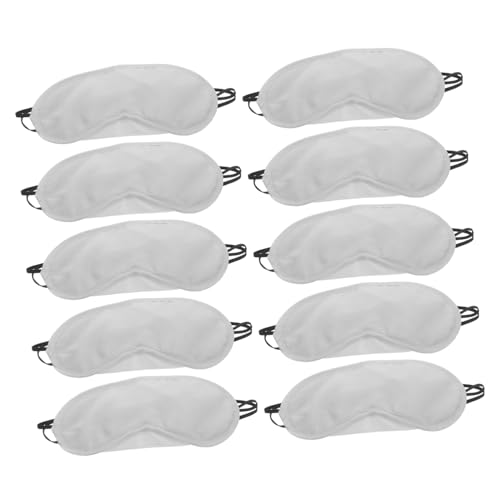 OFFIGAM 20個 遮光アイマスク 通気性ポリエステル製 軽量で快適な睡眠用アイカバー 旅行 家 オフィス向け 若者にも