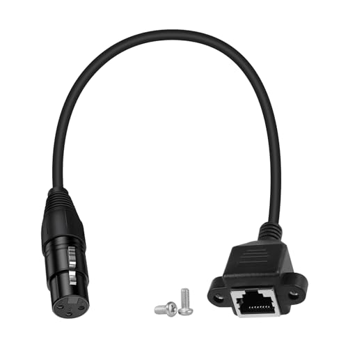 Amazon.co.jp: Poyiccot xlr RJ45 変換 ケーブル dmx ケーブル