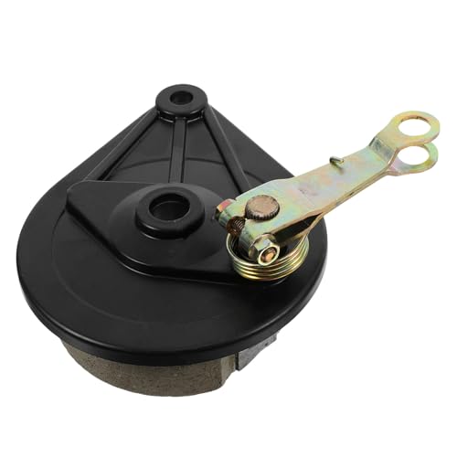 BESPORTBLE Mini Bike Rear Drum Brake Assembly Kit Thickened Pad Wear-resistant Electric Motorcycle Accessory Compact Metal Plastic Replacement for Safe Braking