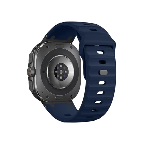 [PLYYQZM] Sam su ng �ɍ��� Galaxy Watch Ultra (2025)�p�V���R���X�g���b�v�A7Ultra �ɍ��� 47mm��p���^���R�l�N�g�u���X���b�g�p�ʋC���o���h�ɓK��(Midnight Blue,For Galaxy Ul