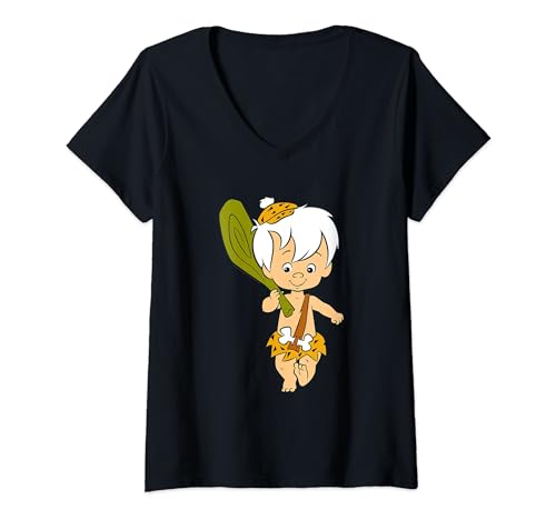 The Flintstones Bamm Bamm Rubble Classic Pose Camiseta Cuello V
