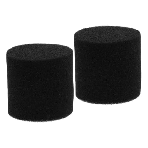 Cabilock 2pcs Bass Tube Plug Acoustic Damping Sponge for Speaker Ports Noise Reduction Bass Optimization Compatible with Home Audio Black