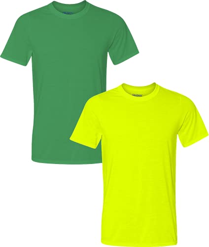 Image of Gildan Men's Moisture Wicking Polyester Performance T-Shirt, 2-Pack