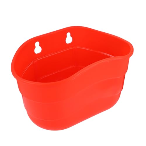 Happyyami 1Pc Plastic Hanging Bike Basket for Red Scooter Basket for Boys Durable Handlebar Storage for Bicycles and Scooters