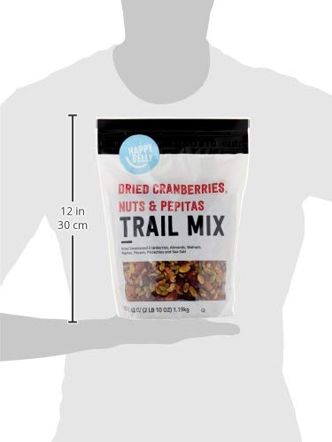 Happy Belly Dried Cranberries, Nuts & Pepitas Trail Mix, 42 Oz #TOP5