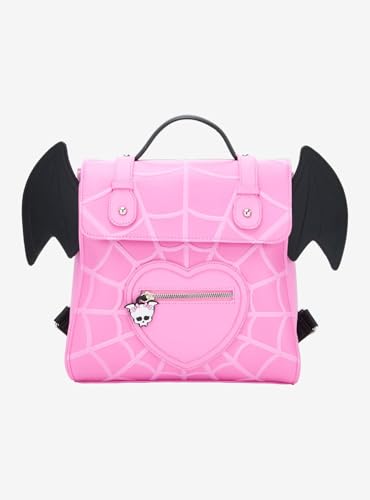 Hot Topic Monster High Draculaura Skullette Bat Wings Mini Backpack BLACK NONE