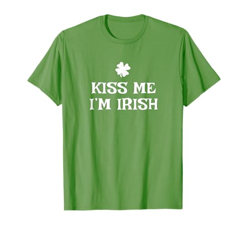 Funny Kiss Me I'm Irish St. Patrick's Day Ireland T-Shirt